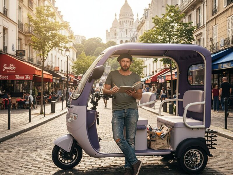 650W 3 Seats Family Electric Tricycle Open Body Large Capacity Outdoor 3 Wheel Mobility Tricycle Low Speed City Etrike