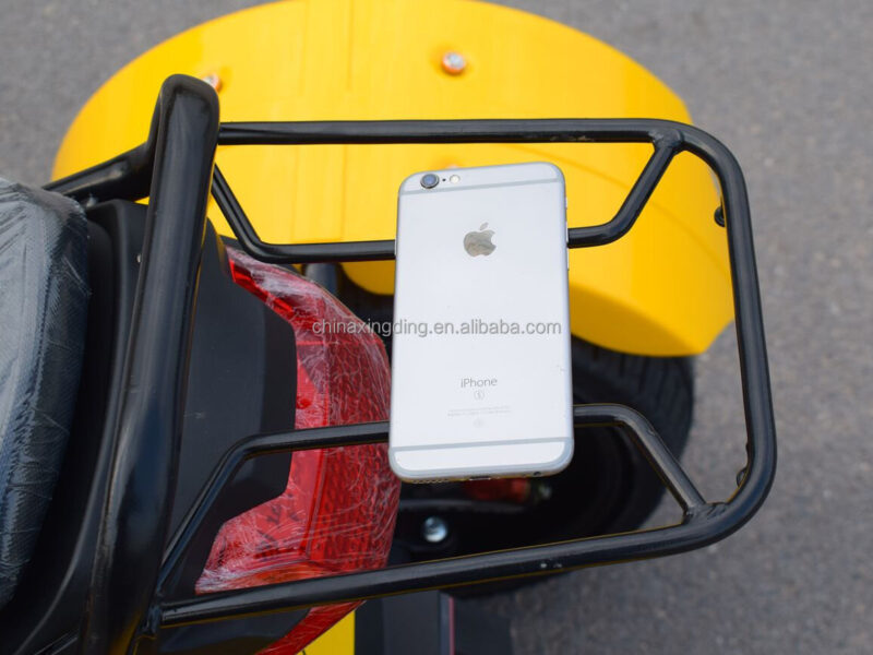 72V Electric 3-Wheel 2-Passenger Tricycle Scooter Open Body Design High-Speed 1500W Powerful Performance Disc Brakes CE