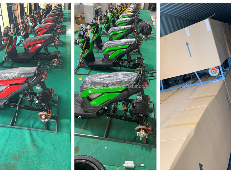 72V Electric 3-Wheel 2-Passenger Tricycle Scooter Open Body Design High-Speed 1500W Powerful Performance Disc Brakes CE