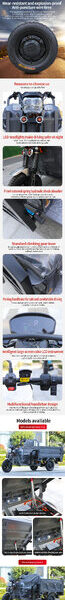 800w-1000w Hot Sale New Cargo Goods Transport Freight Adult Pull Goods Home Agricultural Open Type Electric Tricycle