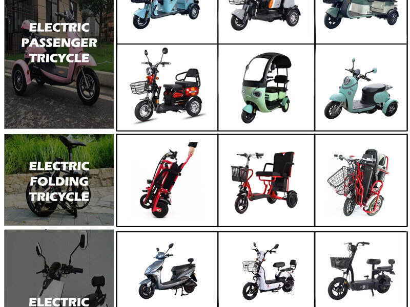 800W Motor Tricycle Open Body Electric Adult Motorcycle 60V Voltage Other Tricycles