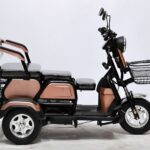 Adjustable Three-Seat Electric Tricycle 600W Rear Hub Motor Lead Acid Battery Steel Frame 3 Wheels - image 3