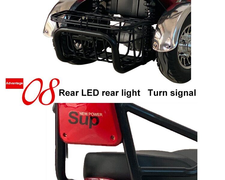Adult 1000 Watt Electric Tricycle 3-Wheel Open Body Available in 48v and 60v Cheap Alternative to Traditional Bicycles