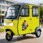 Adult Electric Tricycle Enclosed 4-Passenger Rainproof Design - image 4