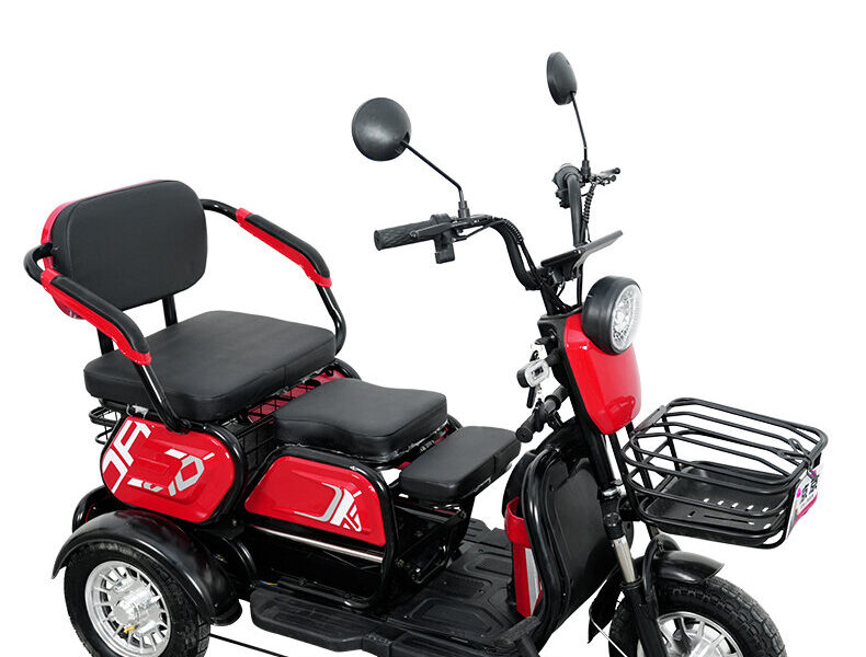 Adult Three-Wheel Electric Tricycle Open 48V 600W Passenger Tricycle Bike Electric Tricycle for Sale