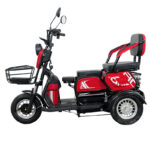 Adult Three-Wheel Electric Tricycle Open 48V 600W Passenger Tricycle Bike Electric Tricycle for Sale - image 4
