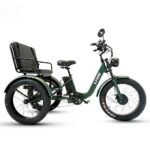 All Terrain Electric Tricycle Fat Tire 3 Wheel Bike for Adults Snow Beach Mountain Off Road Riding - image 4
