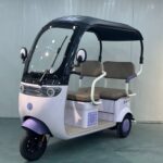 Aluminum Electric Tricycle with Rear Hub Motor and Shed 3-Wheel Design Power Supply From Lead-Acid Battery - image 5