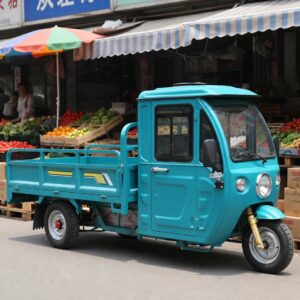 Bulk Customized Electric Cargo Tricycle Heavy Duty Tricycles for Transporting Goods to Markets Warehouses and Farms