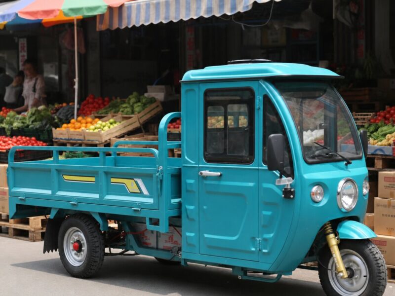 Bulk Customized Electric Cargo Tricycle Heavy Duty Tricycles for Transporting Goods to Markets Warehouses and Farms