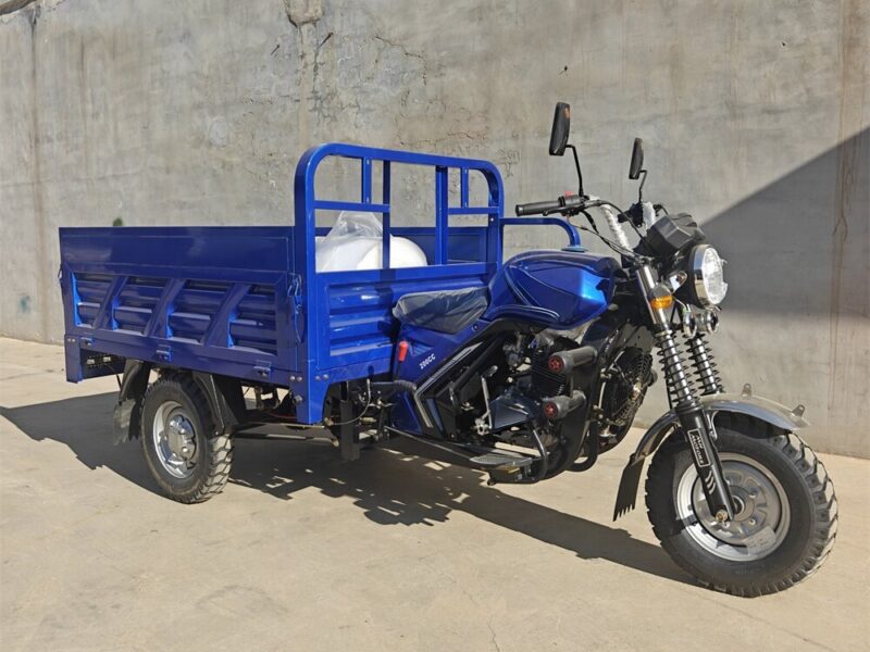 China Cheap 4 Stroke Moto Engine Moped Motorcycle Gasoline Scooters Gasoline 150cc Cargo Tricycle for Adults