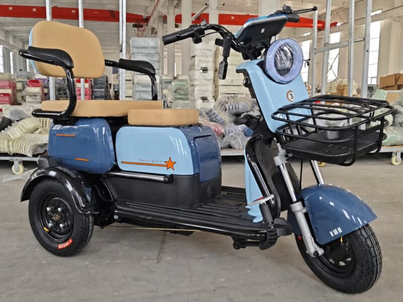 China Made 3-wheel Solar Power Electric Tricycle for Adult 3 Wheels Electric Scooter for Elderly Passengers on Sale