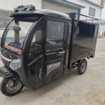 China New Style Factory Direct Selling Full Suspension Electric Cargo Trike Open Body 400kg Payload 60V - image 4