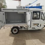 China New Style Factory Direct Selling Full Suspension Electric Cargo Trike Open Body 400kg Payload 60V - image 5