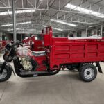 Three Wheels Gasoline Fuel Engine 200cc Cargo Tricycle with Open Deep Van Delivery Motorcycle Petrol Truck for Adults - image 6
