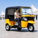 2026 Electric Double Row Passenger Tuk Tuk 3 Wheel 60V Tricycle - image 10