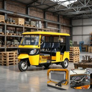 Chinese Factory Wholesale Motorized Open Body 200cc Gasoline Tuk Tuk Petrol Business Taxi Three Rows Seats Passenger Tricycle