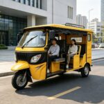 Chinese Factory Wholesale Motorized Open Body 200cc Gasoline Tuk Tuk Petrol Business Taxi Three Rows Seats Passenger Tricycle - image 3