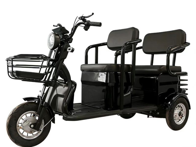 Chinese-Made Electric Tricycle New Energy Three-Wheel High Speed Open Body 60V Voltage
