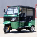 Comfortable Seats Closed Body 6 Passengers High Payload Fuel Powered Gasoline Tuk Tuk Petrol Three Wheeled Motorcycle - image 3