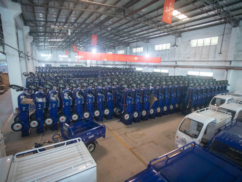 Custom Electric Cargo Tricycle 1000W Power 60V Voltage Iron Steel Cargo Trike Electric Tricycle