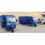 Durable 9 Wheel Tricycle Motorized Motorcycle Cargo Dump Truck with Customizable High Mounted Side Opening Fuel Tank - image 2