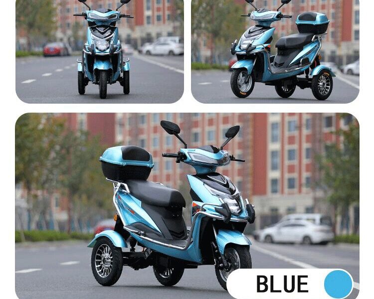 EEC DOT Certified Outdoor Electric Tricycle Motorcycle 3 Wheel Electric Scooter for Adults & Elderly Open Body Type
