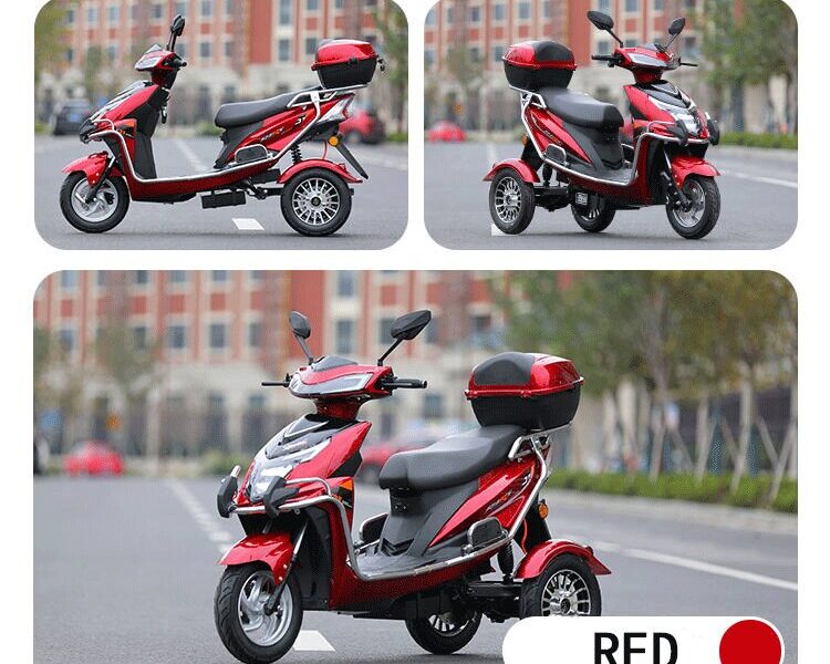 EEC DOT Certified Outdoor Electric Tricycle Motorcycle 3 Wheel Electric Scooter for Adults & Elderly Open Body Type