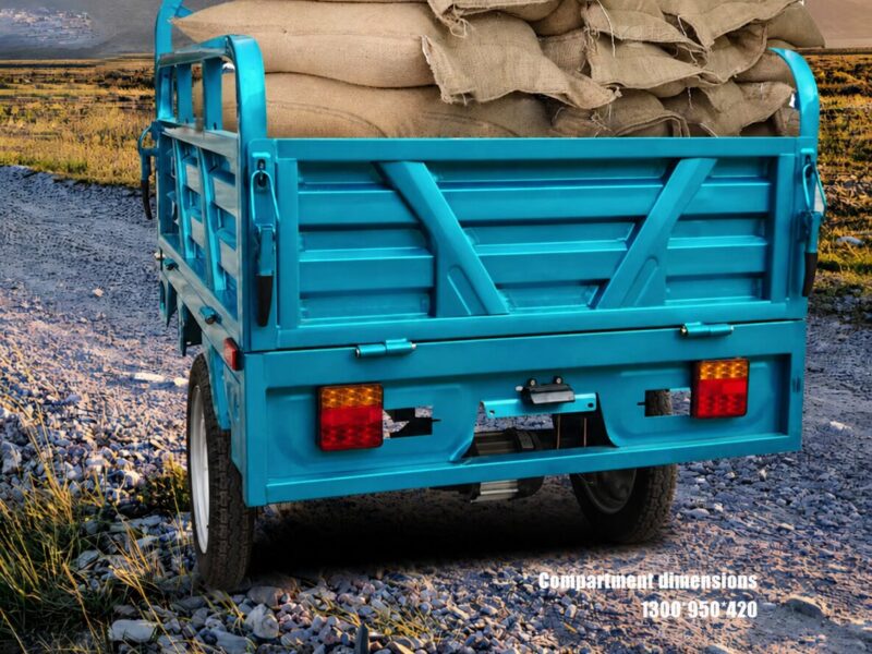 Electric Cargo Tricycle 800W EEC 400KG Load Carrying Capacity Load Open Type Electric 3 Wheel Tricycle