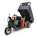 Electric Cargo Tricycle Three Wheel Open Body Utility Trike Heavy Load Transport Scooter with Raised Dump Bed - image 2