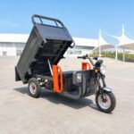 Electric Cargo Tricycle Three Wheel Open Body Utility Trike Heavy Load Transport Scooter with Raised Dump Bed - image 3