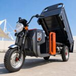 Electric Cargo Tricycle Three Wheel Open Body Utility Trike Heavy Load Transport Scooter with Raised Dump Bed - image 4
