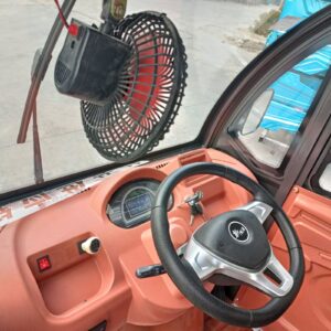 Electric-powered Freight Tricycle with Enclosed Cabin Enlarged Cargo Compartment 400kg Payload & 90km Range
