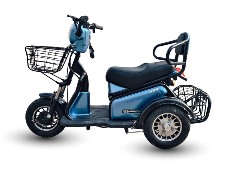 500w Open Body Electric Tricycle 3 Wheel Scooter 2 Seats Electric Mobility Trike Outdoor for Adult Daily Errands