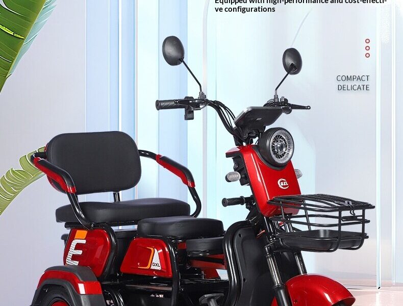 Electric Tricycle Adults Small Cargo Model Elderly Open 500W Power 100-200kg Payload 50-70km Range