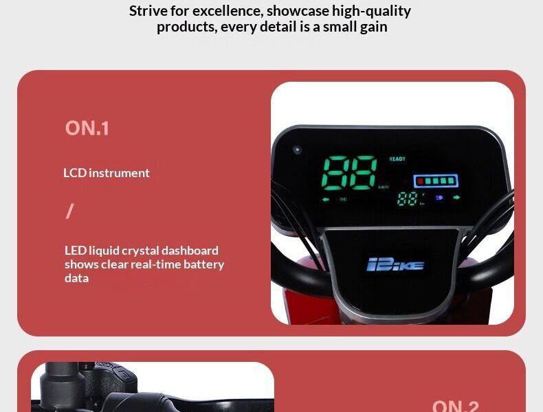 Electric Tricycle Adults Small Cargo Model Elderly Open 500W Power 100-200kg Payload 50-70km Range