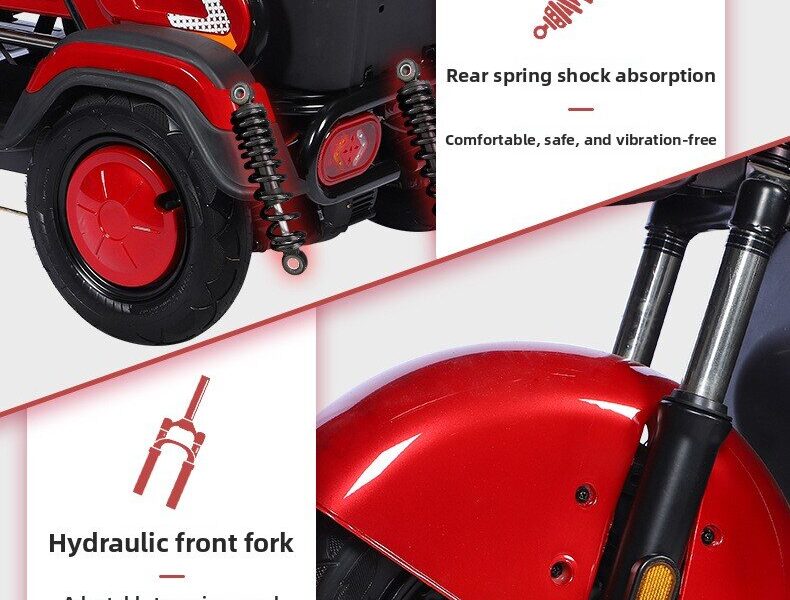 Electric Tricycle Adults Small Cargo Model Elderly Open 500W Power 100-200kg Payload 50-70km Range