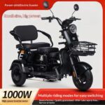 Electric Tricycle Adults Small Cargo Model Elderly Open 500W Power 100-200kg Payload 50-70km Range - image 2