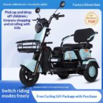 Electric Tricycle Adults Small Cargo Model Elderly Open 500W Power 100-200kg Payload 50-70km Range - image 3