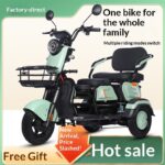 Electric Tricycle Adults Small Cargo Model Elderly Open 500W Power 100-200kg Payload 50-70km Range - image 4