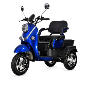 Electric Tricycle Scooter High Quality 60V 1000W+ 25km/h Low-Speed 70km Lithium Power Three Wheels Open Body Adults 400kg
