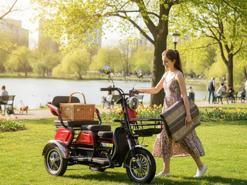 Electric Tricycle Small Special Offer High-end Electric Tricycle 500W 48V 20Ah Battery 3 Seat Electric Tricycles