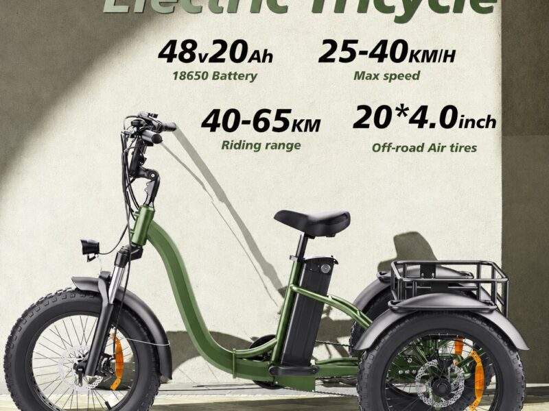 Electric Tricycle With Cheap Electric Trike 3 Wheel Electric Bike With Pedals Electric Vehicle Tricycle UK EU Stock