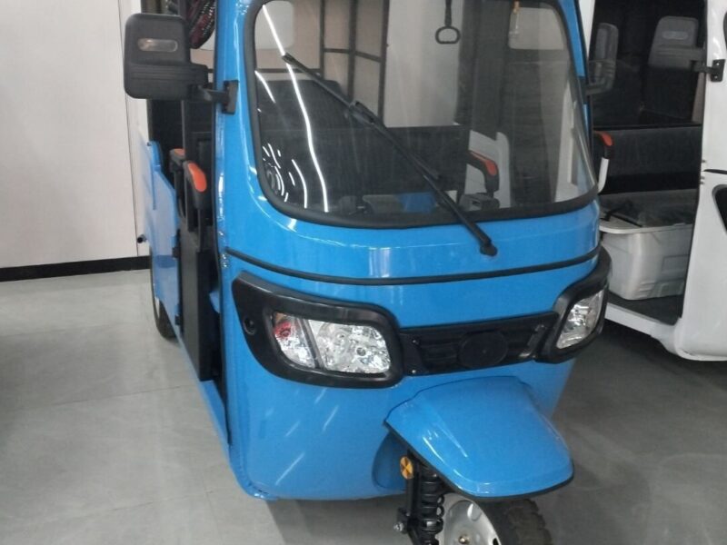 Export Electric Tricycle Three-row Seat Tuk-Tuk Open Body Electric Sightseeing Car with 400kg Payload and 30km/h Speed