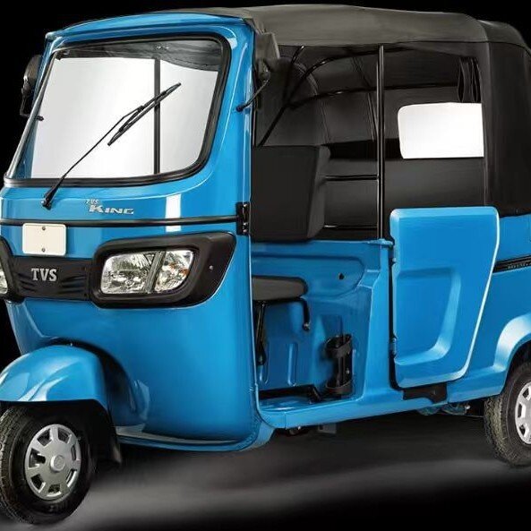 Export Electric Tricycle Three-row Seat Tuk-Tuk Open Body Electric Sightseeing Car with 400kg Payload and 30km/h Speed