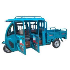 Factory Customized Electric Truck Household Adult Cargo Motorcycle Closed 4 Doors Spacious Electric Tricycles Agricultural Trike