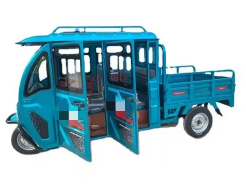 Factory Customized Electric Truck Household Adult Cargo Motorcycle Closed 4 Doors Spacious Electric Tricycles Agricultural Trike