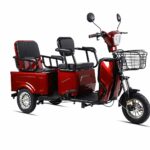 Factory Direct 1000W 72V 300kg Load Carbon Steel Cargo & Passenger Dual-use Electric Tricycle for Elderly Pick-up & Mobility - image 3