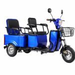 Factory Direct 1000W 72V 300kg Load Carbon Steel Cargo & Passenger Dual-use Electric Tricycle for Elderly Pick-up & Mobility - image 4
