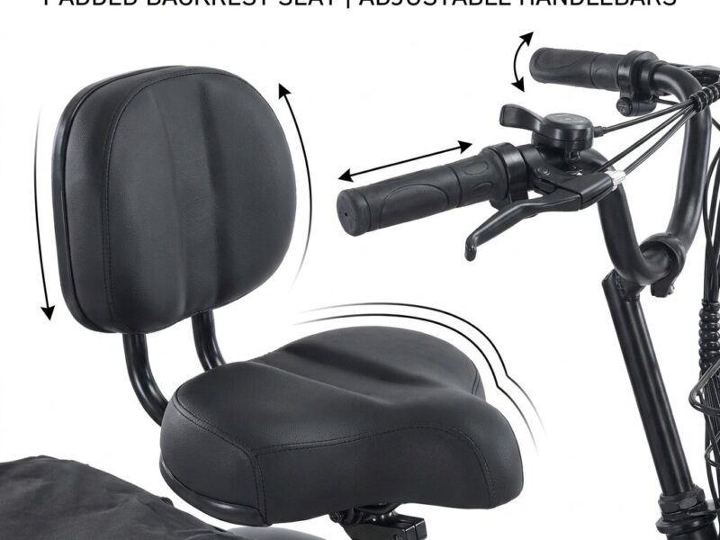Factory Direct 48V 500W All-Terrain Dual Basket Steel Pedal Assist 20 Inch Fat Tire Electric Tricycle for Cargo Delivery